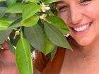 Me posing with an orange tree that monks from the 1500s ate from!