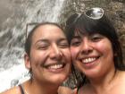 My friend Lucero and I by a waterfall in San Luis Potosí!