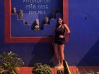 Me at la Casa Azul where Frida Kahlo and Diego Rivera lived