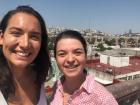 Me and my host sister Clara by el Mirador de Los Arcos, or the Aqueduct Viewpoint