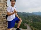 A photo of me taken on top of the Great Wall of China