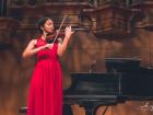 Performing my senior violin recital at Vanderbilt University