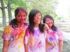 Celebrating Holi with my high school friends (2013)