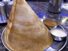 A special variety of dosa native to the city of Mysore, Karnataka