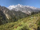 A view of the Himalayas