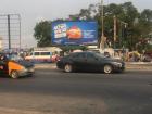 A busy street in Accra