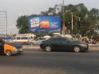 The busy streets in Accra