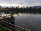 The view from my friend's uncle's house in Kampot