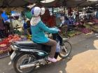 Motorbikes are everywhere in Soc Trang