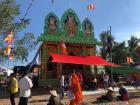 Monks from different pagodas also came to celebrate