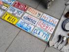 It is strange to realize how foreign American is to Georgia. They sell old license plates as momentos of our country.