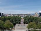 Another view of Vake park, but from inside the park itself. You can see some of the city behind it