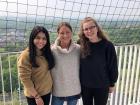 Lotte [right] took me and our friend Janna to Genk in Belgium, where they have turned old coal mines into a museum