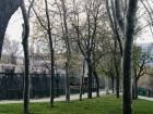 Pamplona has lots of parks with walking paths and benches, making it a very pedestrian city
