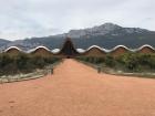 The Ysios winery in La Rioja and its vineyards