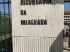 The entrance to Mealhada high school
