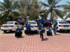 My ETA friends and I in front of our matching cars!