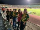 My friends and I watching a Kedah FA soccer game, the official team of Kedah
