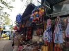 A bit of the market that's right outside the main park