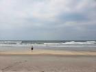 From the mountain to the beach... here's my mom at a beach called La Costa del Sol