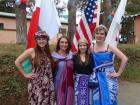 My friends and I wore traditional Malagasy outfits to celebrate the official start of our Peace Corps service