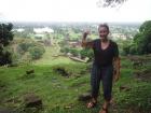 In Laos, I set a bird free at the top of a temple to bring good luck