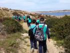 Some of my students went on a field trip to clean up the beach