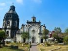 Despite being buried under 30 feet of lahar, you can still attend services at this church