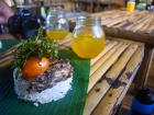 Kamayan eating (pictured) is the traditional way of eating in the Philippines; it involves your hands and produces little to no waste (or dishes!)