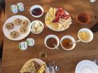 Breakfast at the yoga retreat in Ourika