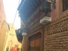 A front door to a riad or dar in the medina of Meknes