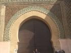 Look how small I am in front of Bab Mansour!