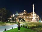 We had orientation during the day in Buenos Aires, but afterwards, we had time to explore. Here I am at one of many plazas in the city. If you look closely, you can see that I have my city map in hand; I love using a real map to navigate!
