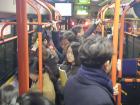 A crowded bus