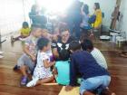 Group activities with volunteers and the Warao children