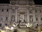 This is the Trevi Fountain. Legend says throwing a 1 euro coin over your right should guarantees your safe return to Rome one day.