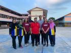 Some of the other English teachers and I rode bikes with the Crown Prince of Perlis (center)! 