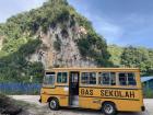 A school bus I rode in Ipoh, Perak, Malaysia! ('Bas' means bus and 'sekolah' means school) 