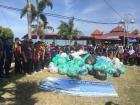 Students from Perlis came together and did a large beach clean-up