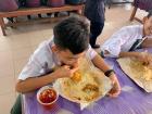 Eating with your hands is commonplace in Malaysia