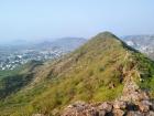 View from the top of the Aravalli hills