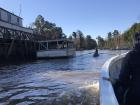 A row boat in El Tigre