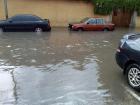 I stepped out of the gym and found the street was flooded--taking one hour for the water to come down again