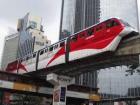 The monorail in Kuala Lumpur