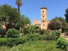 A hidden garden in old Rabat