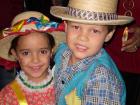 Kids dressed up for Festa Junina