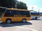 The bus that many Brazilian students take to school