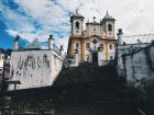 One of the Brazilian Baroque style churches