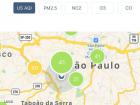 In AirVisual you can see how pollution is different across different neighborhoods depending on natural geography and services in each area