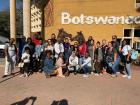 This was the first picture our classroom took when we arrived to Botswana.